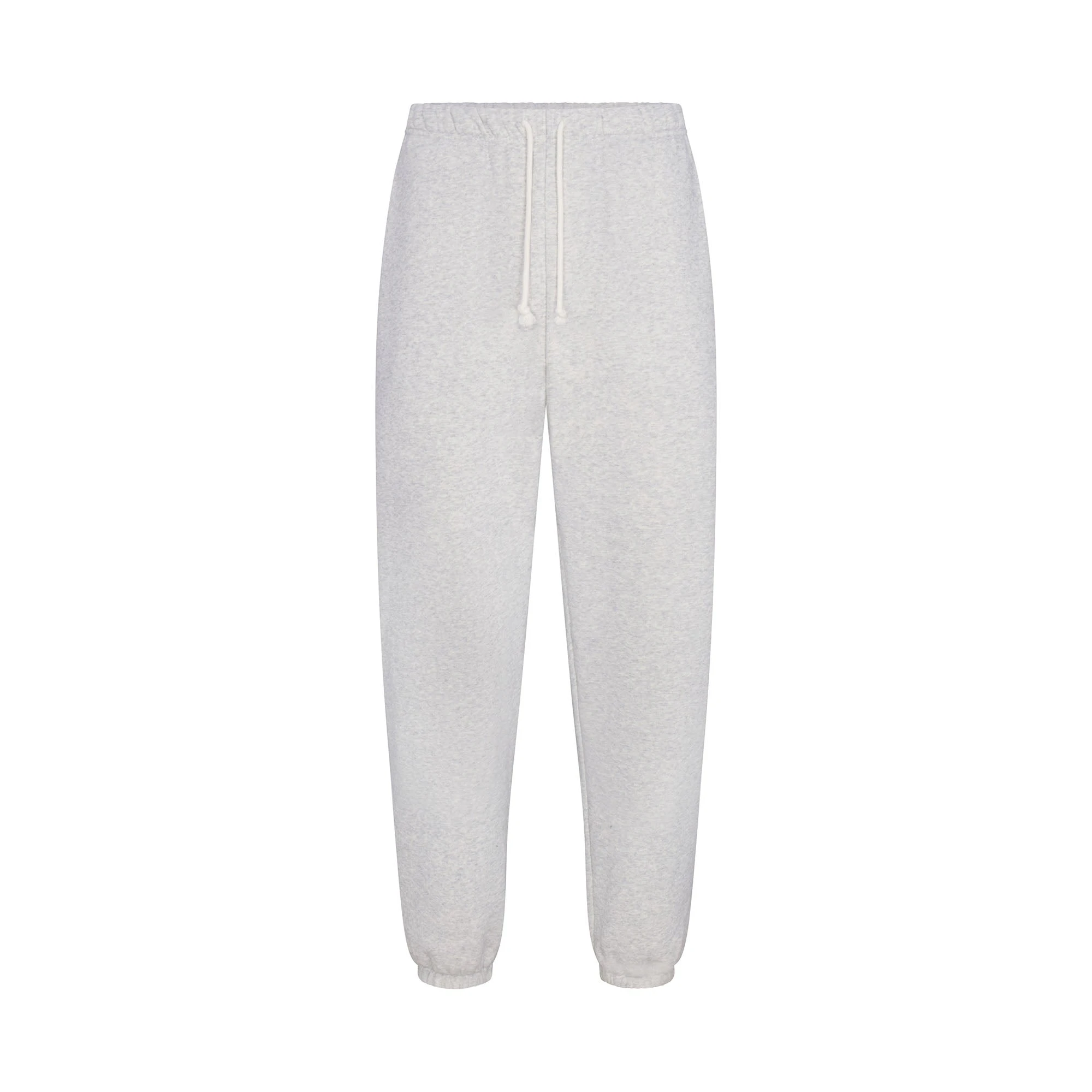 FLEECE LOUNGE MENS RELAXED JOGGER | LIGHT HEATHER GREYFLAT ON A WHITE BACKGROUND | FLT