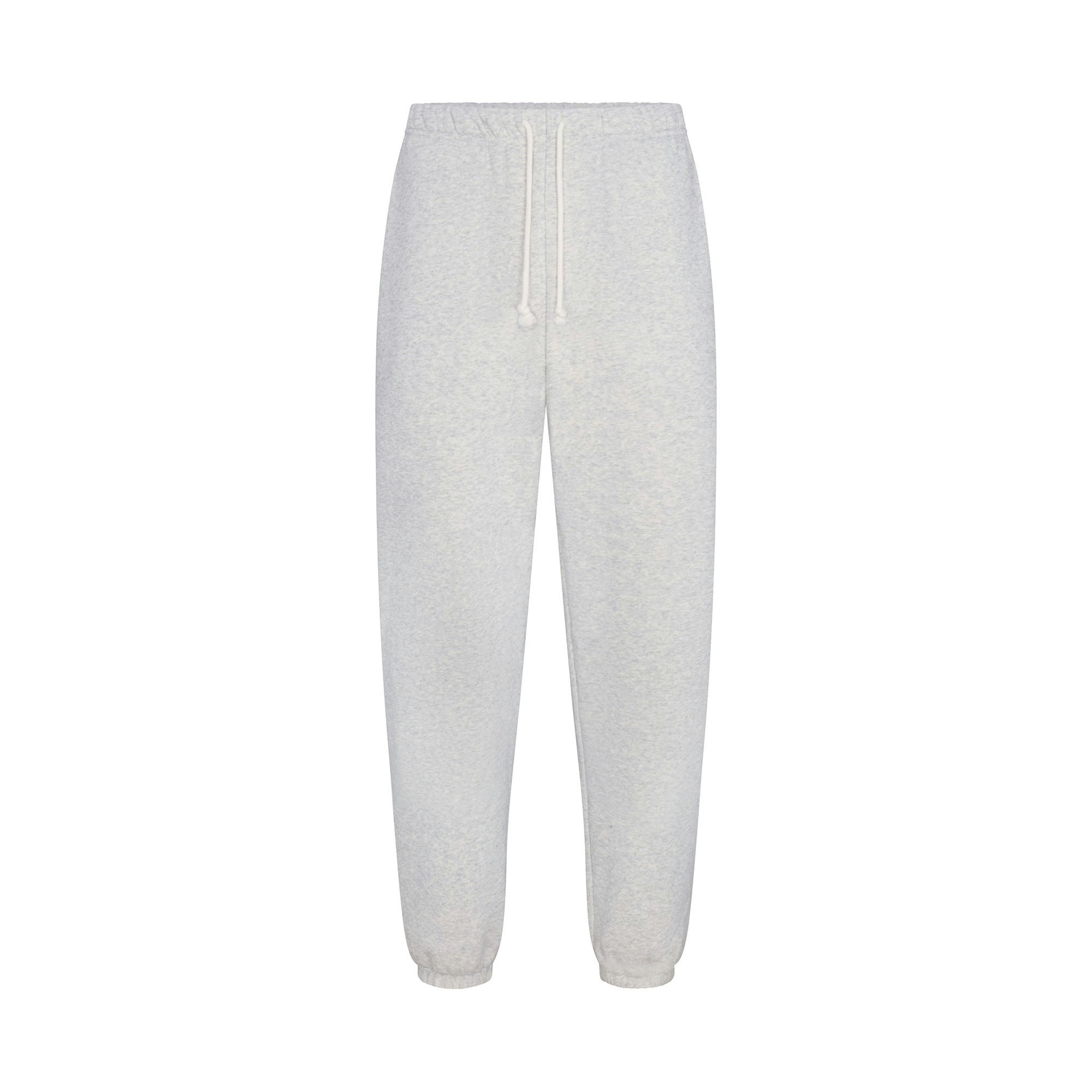 FLEECE LOUNGE MENS RELAXED JOGGER | LIGHT HEATHER GREYFLAT ON A WHITE BACKGROUND | FLT