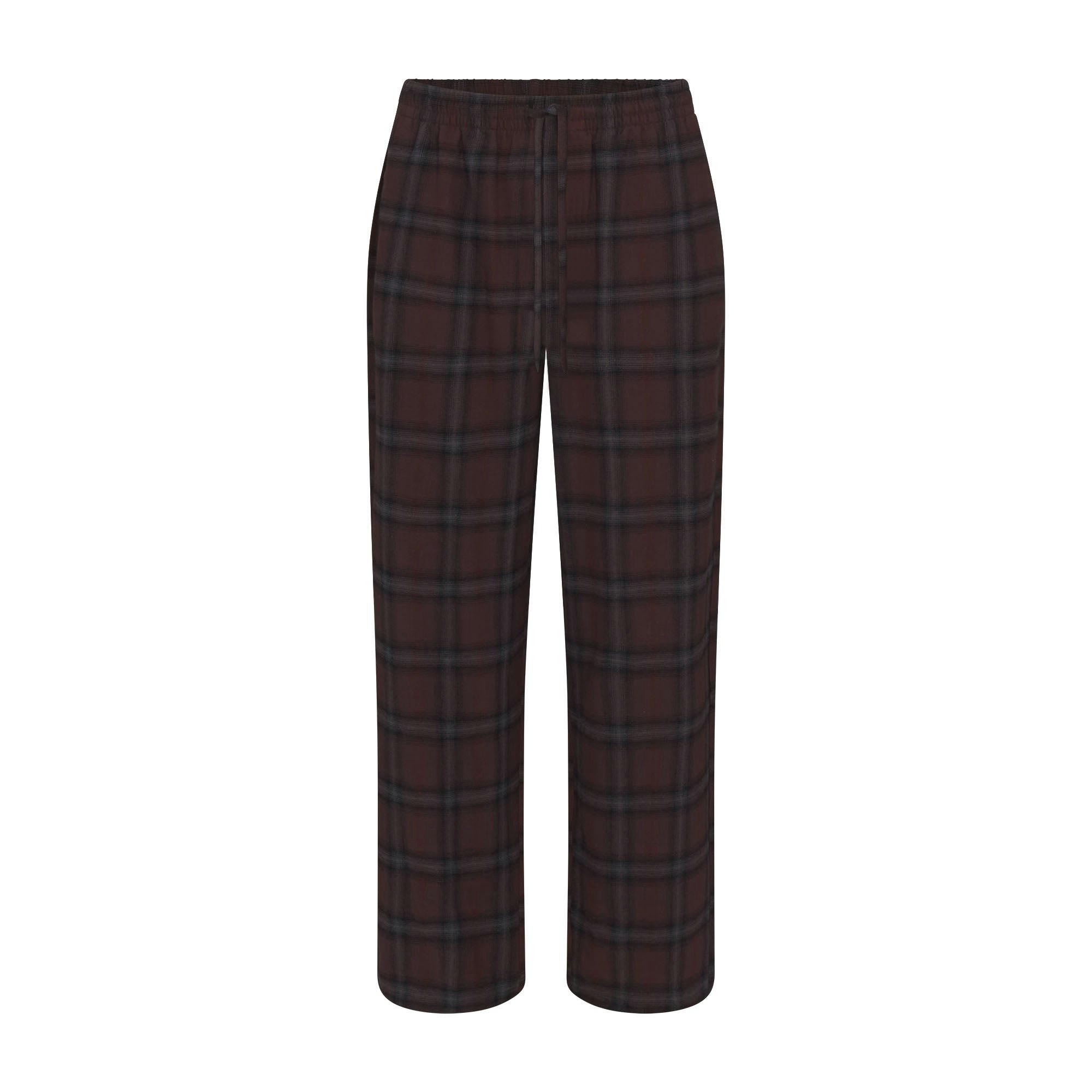 FLANNEL SLEEP MENS PANT | PHOENIX PLAID FLAT ON A WHITE BACKGROUND @ | FLT