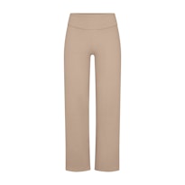 COTTON RIB FOLDOVER STRAIGHT LEG PANT