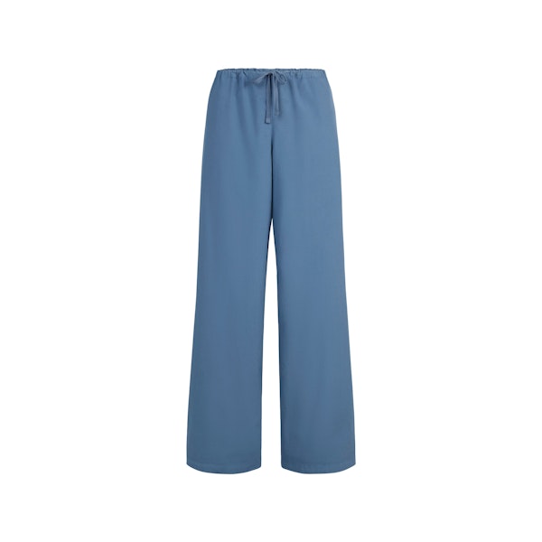 COTTON POPLIN STRAIGHT LEG PANT | HARBOR FLAT ON A WHITE BACKGROUND | FLT