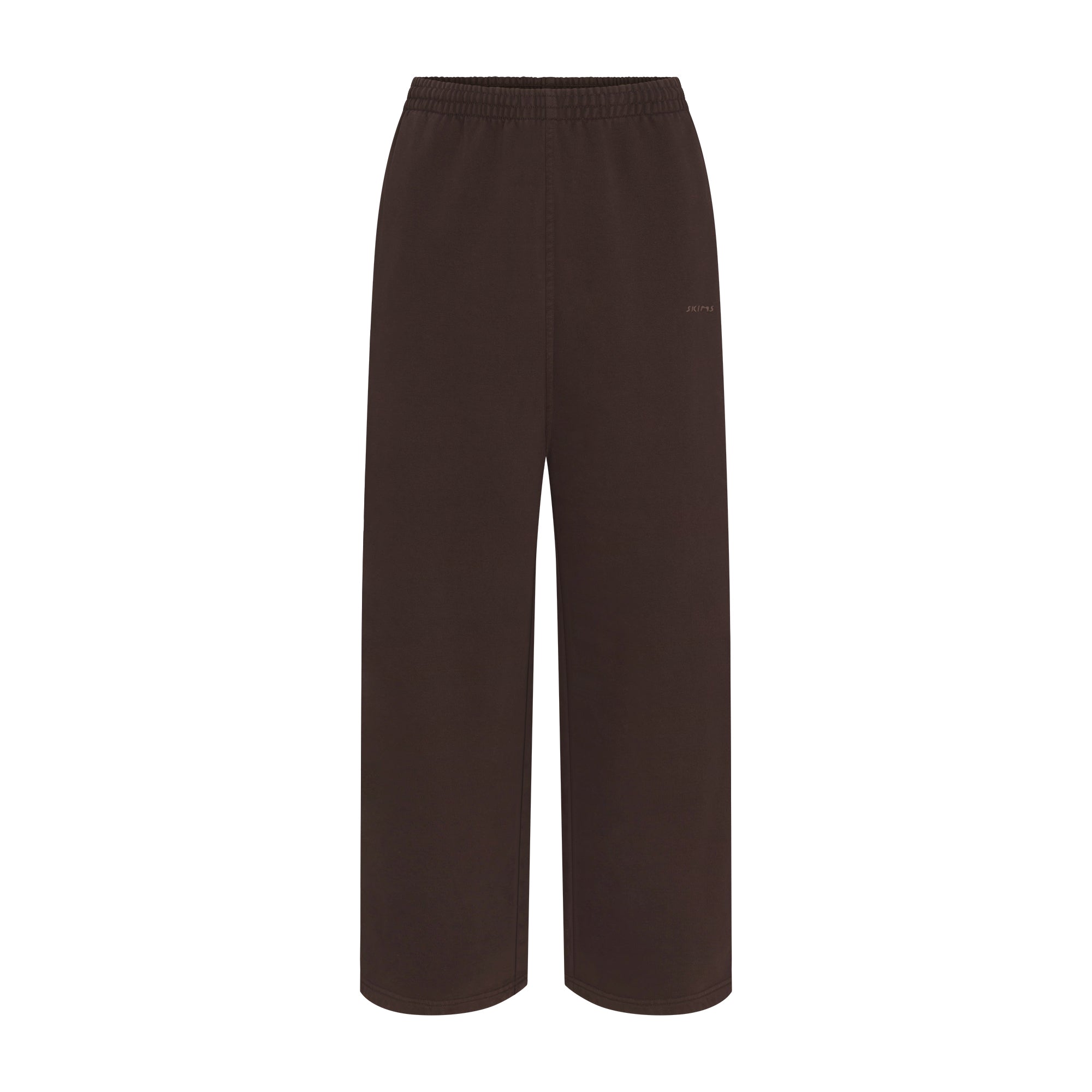 【関税込み】SKIMS ブラック Boyfriend ルーズ ラウンジパンツ BOYFRIEND FLEECE STRAIGHT LEG PANT | WASHED ONYX