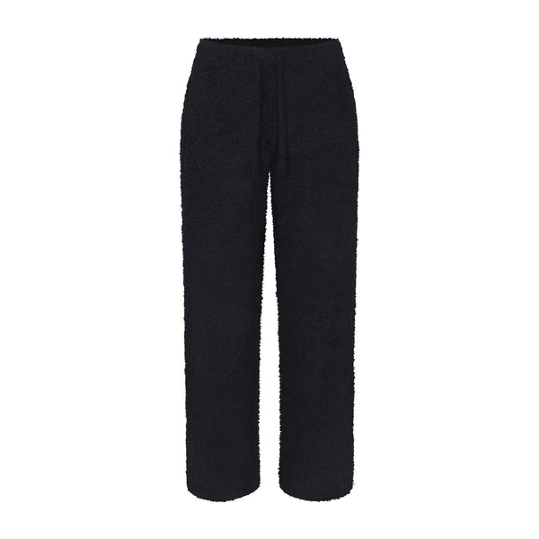 COZY KNIT STRAIGHT LEG PANT ONYX XXS