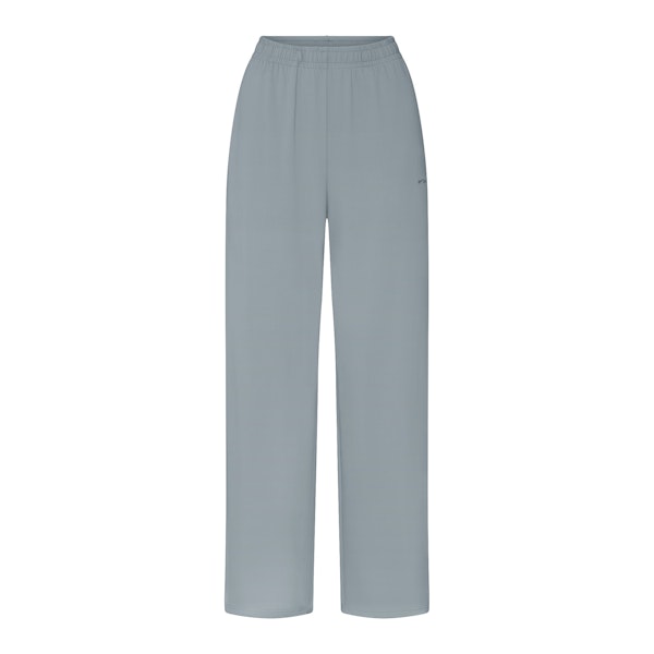 NikeSKIMS AIRY WIDE LEG PANT | WASHED PACIFIC FLAT ON A WHITE BACKGROUND | FLT