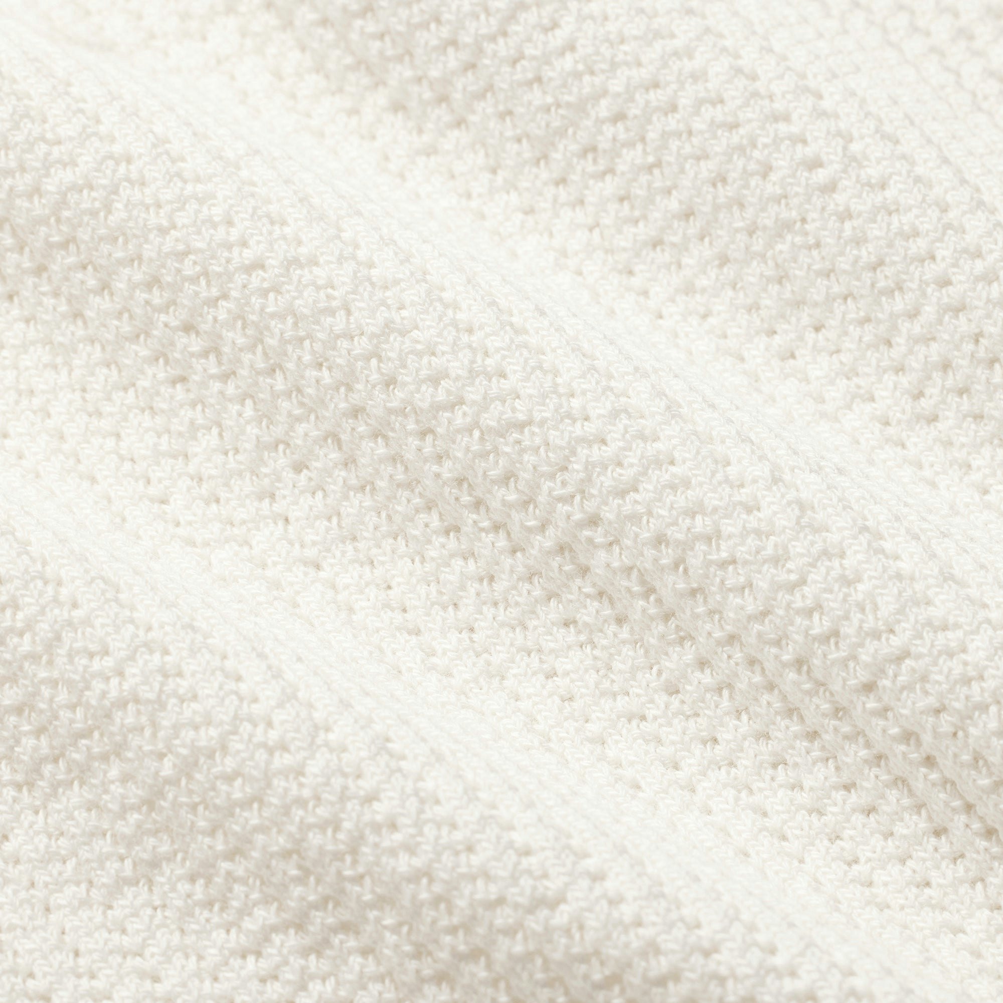 HEAVY WAFFLE OVERSIZED CREWNECK | IVORY ADDITIONAL FABRIC DETAILS