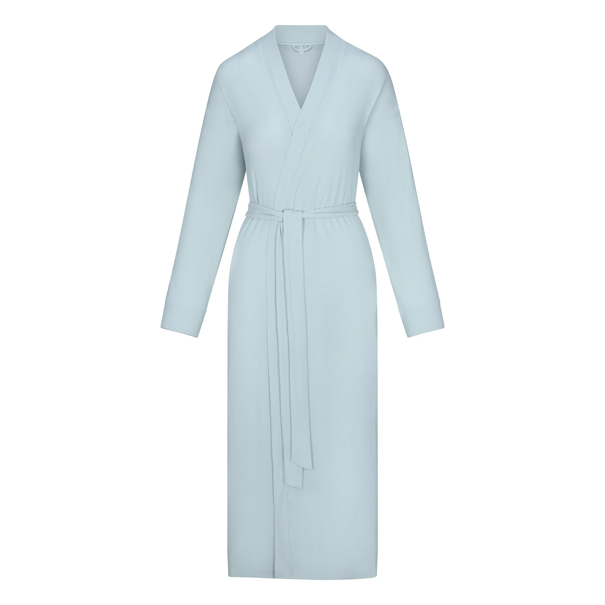 SOFT LOUNGE LONG ROBE | FROST FLAT ON A WHITE BACKGROUND | FLT