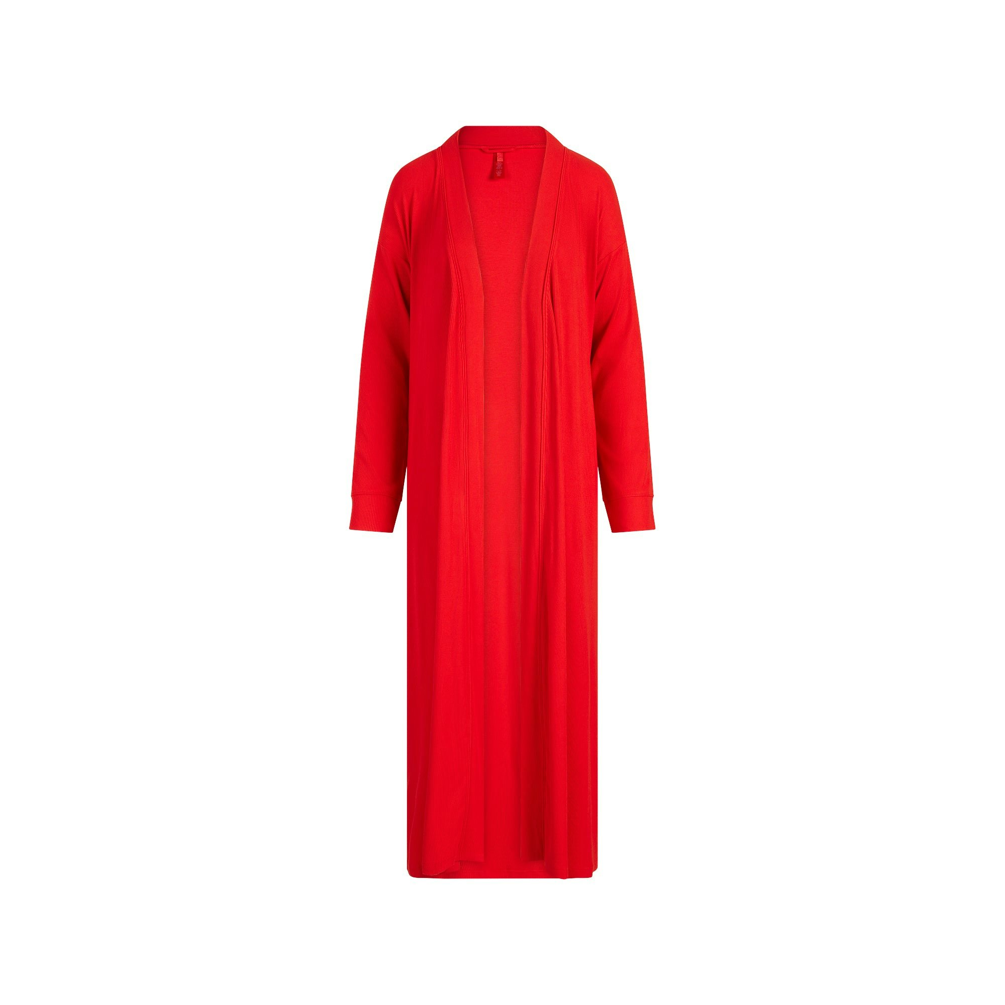 SOFT LOUNGE LONG ROBE | CHERRY FLAT ON A WHITE BACKGROUND | FLT