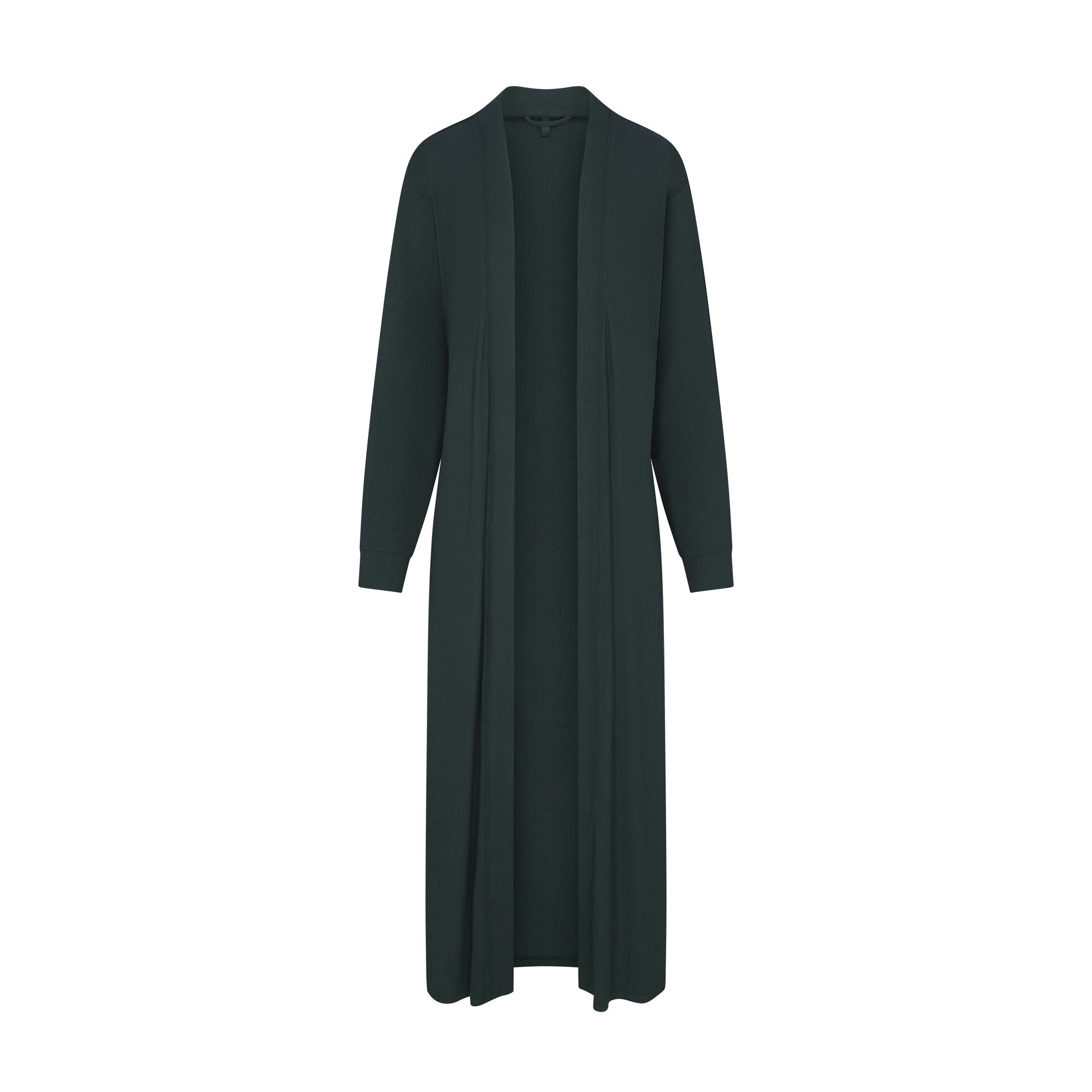 SOFT LOUNGE LONG ROBE | CYPRESS FLAT ON A WHITE BACKGROUND | FLT