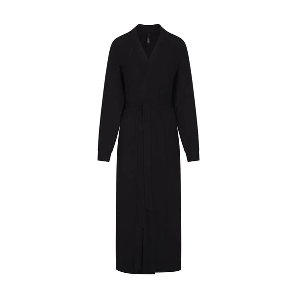 SOFT LOUNGE LONG SLIP DRESS | ONYX | SKIMS