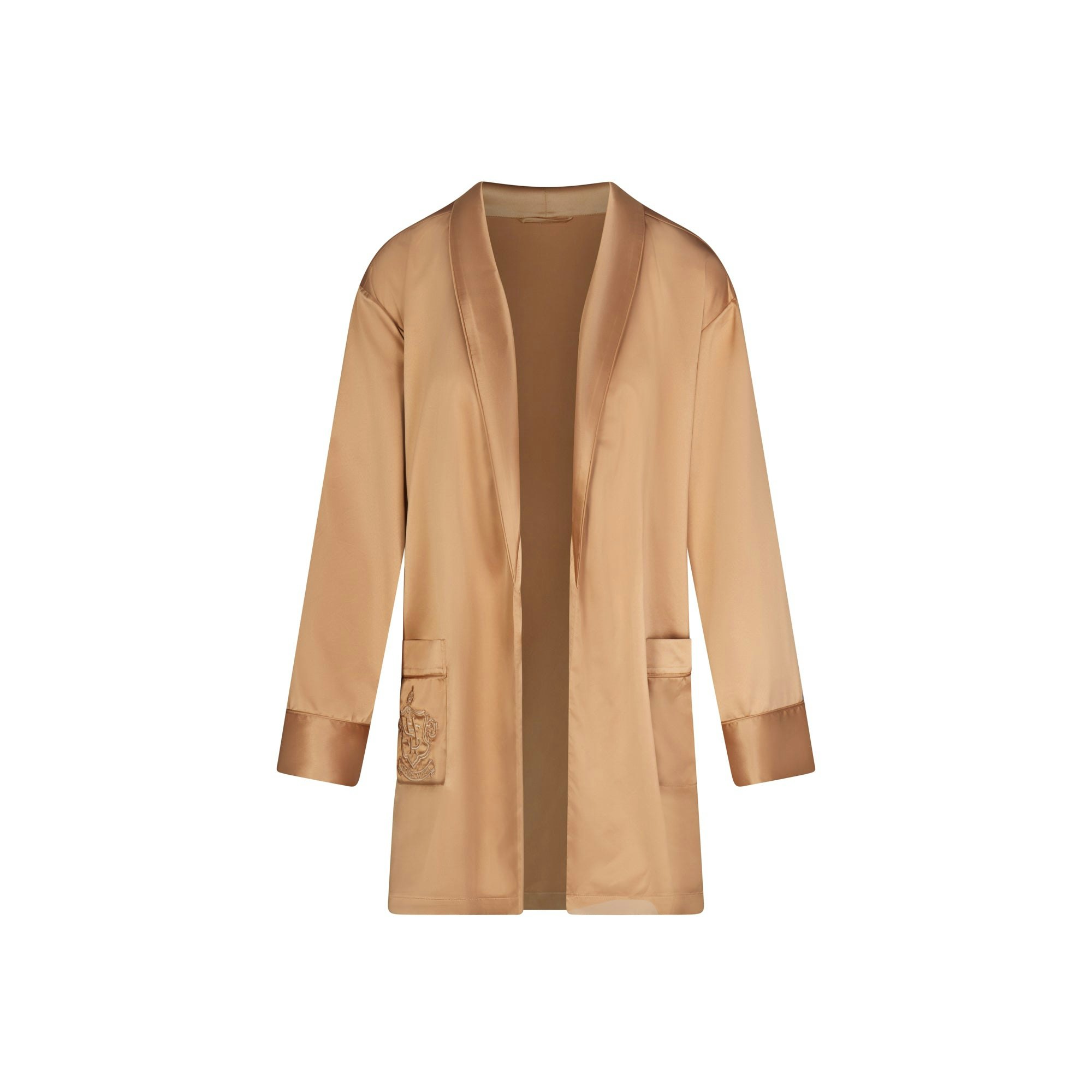 SKIMS HOTEL SHINE ROBE | HONEY ADDITIONAL FABRIC DETAILS