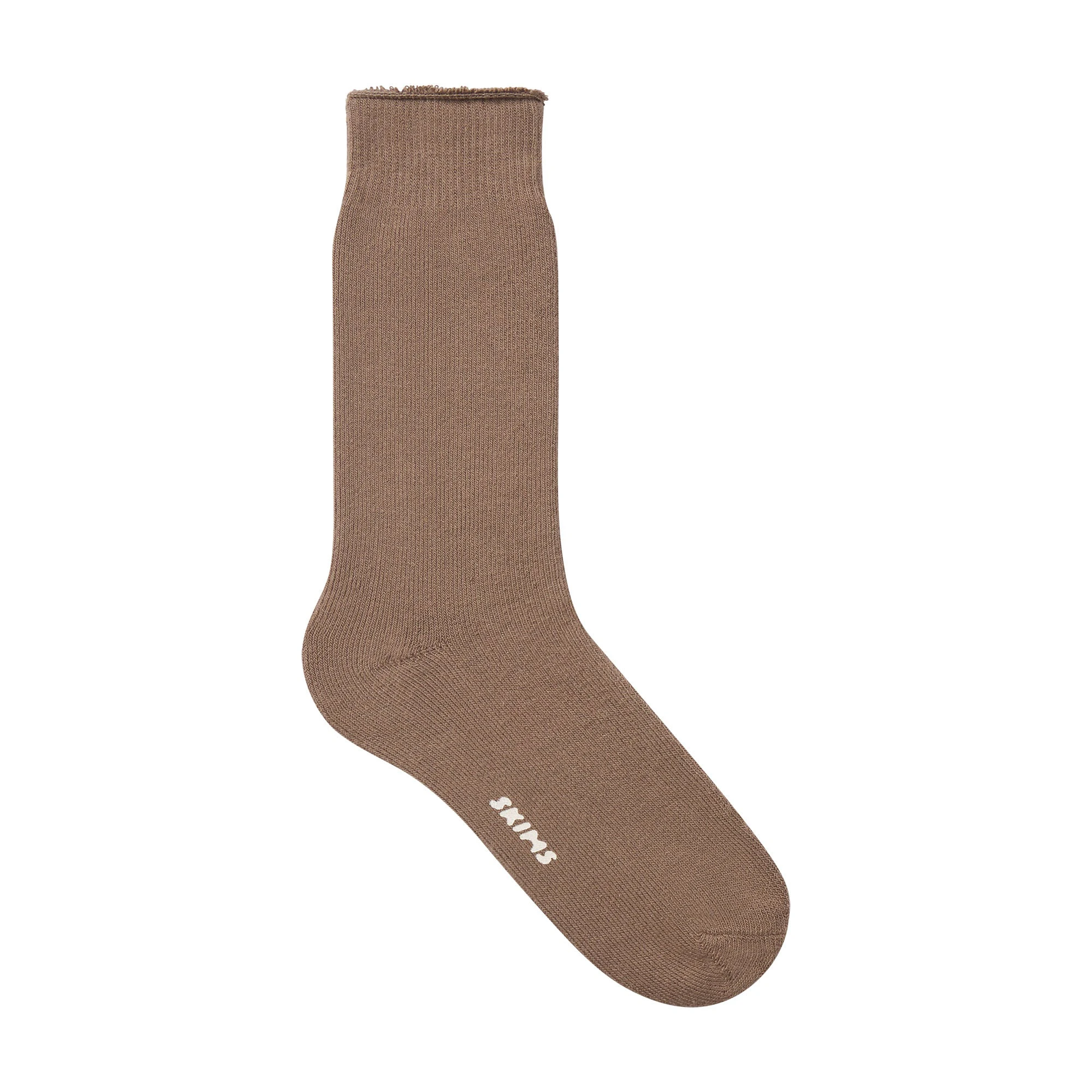 MENS LOUNGE SOCK | TRUFFLE ADDITIONAL FABRIC DETAILS
