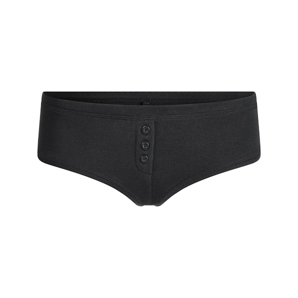 LIGHTWEIGHT MODAL BRIEF | ONYX FLAT ON A WHITE BACKGROUND | FLT