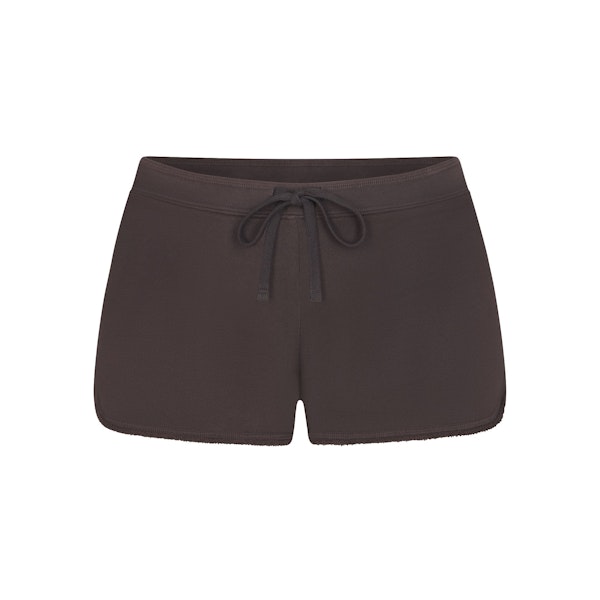 FRENCH TERRY DOLPHIN SHORT | IRON FLAT ON A WHITE BACKGROUND | FLT