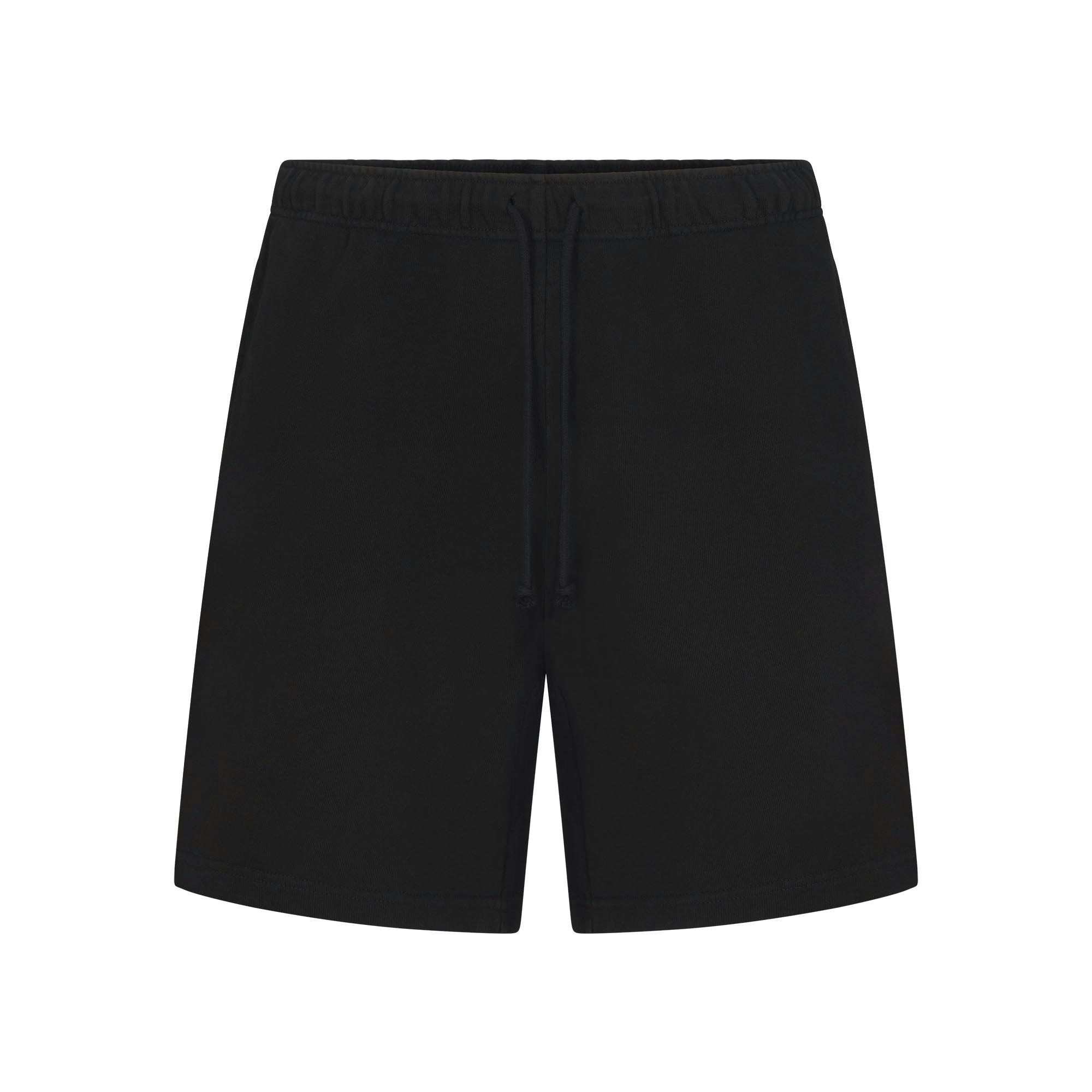 TERRY MENS LONG SHORT | WASHED OBSIDIAN FLAT ON A WHITE BACKGROUND | FLT