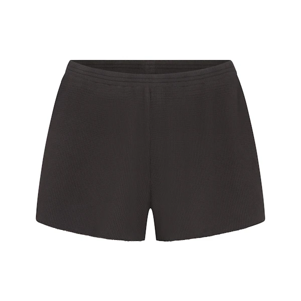 WAFFLE SHORT | ASH (PANTS) FLAT ON A WHITE BACKGROUND