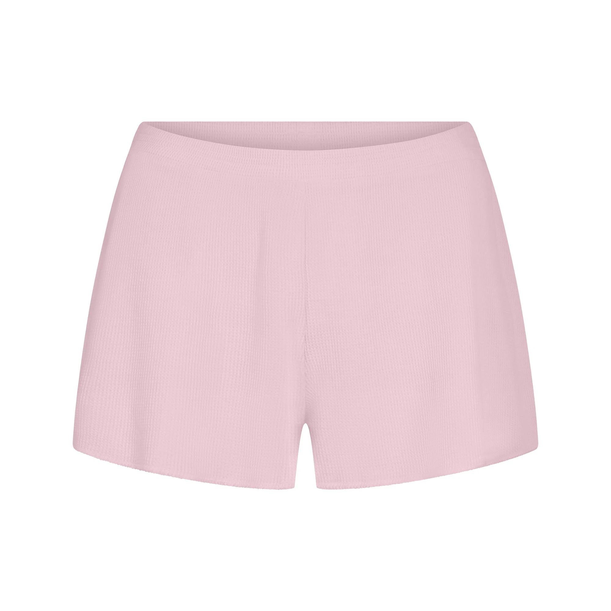 WAFFLE SHORT | CHERRY BLOSSOM (SHORTS) FLAT ON A WHITE BACKGROUND | FLT