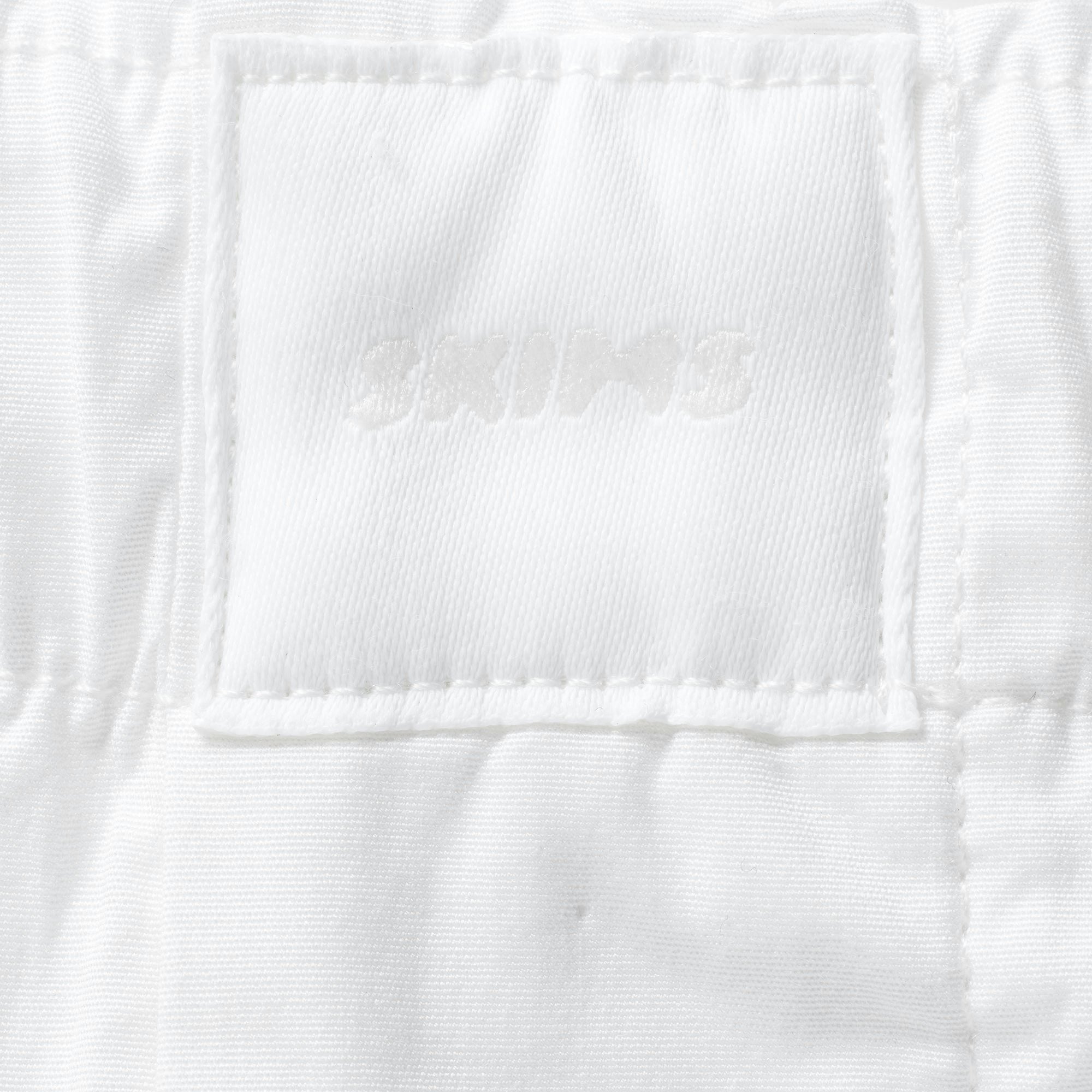 COTTON POPLIN BOXER | SNOW ADDITIONAL FABRIC DETAILS