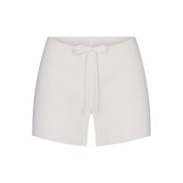 SWEATER KNITS RIBBED SHORT