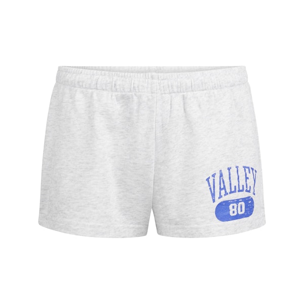 LIGHTWEIGHT FLEECE SHORT | LIGHT HEATHER GREY FLAT ON A WHITE BACKGROUND | FLT