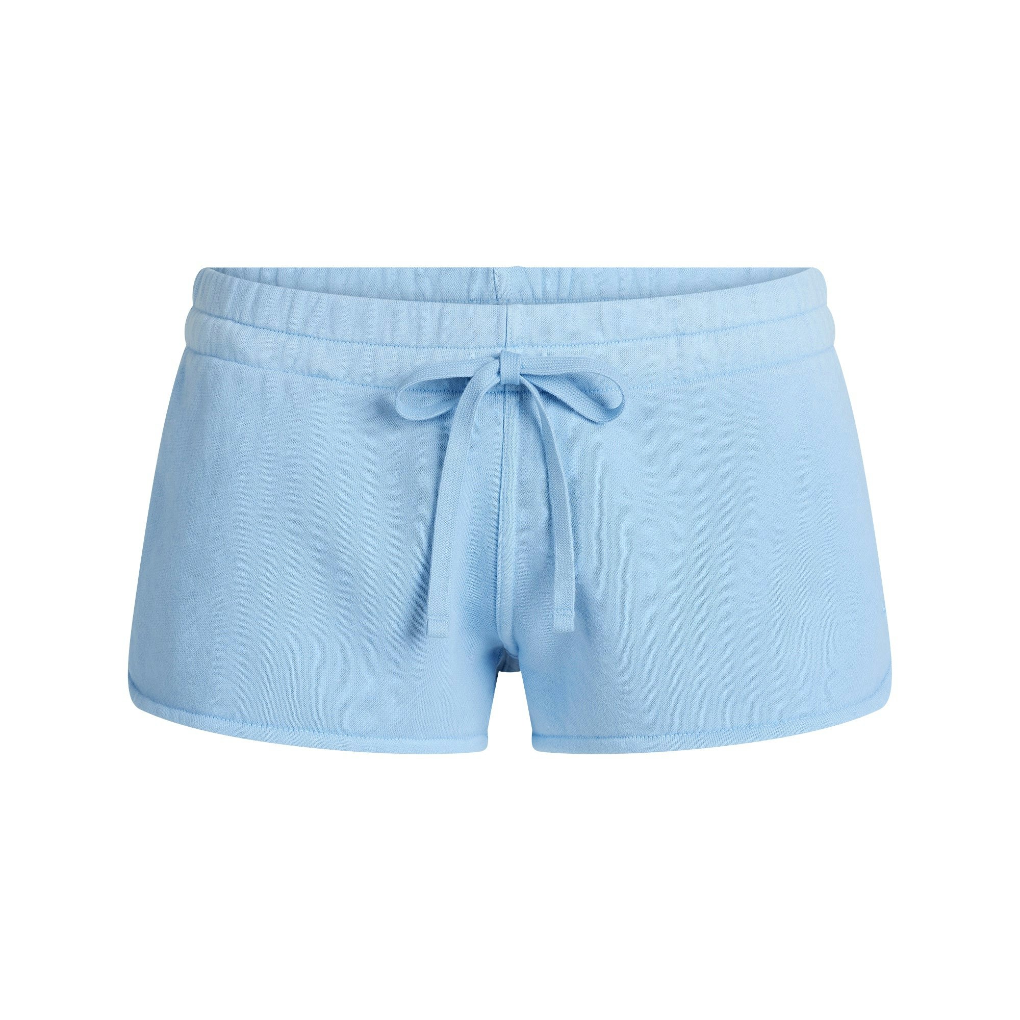 FRENCH TERRY SHORT SHORT | BLUE BELL FLAT ON A WHITE BACKGROUND | FLT