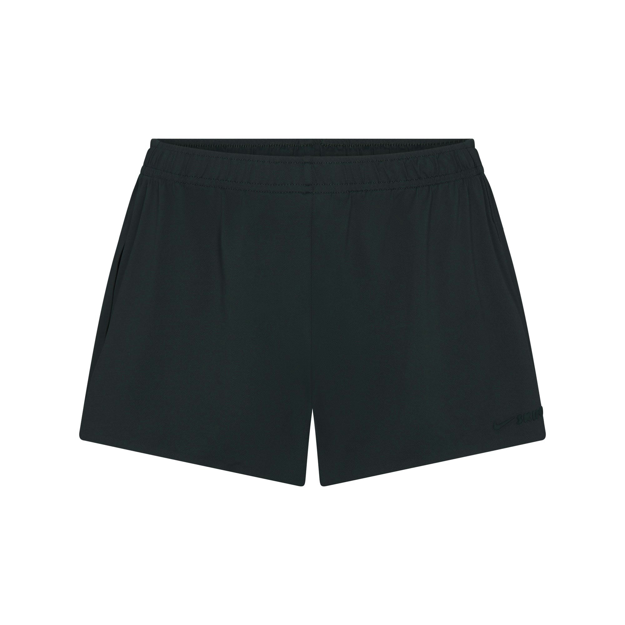 NikeSKIMS AIRY MINI SHORT | DARK TEAL FLAT ON A WHITE BACKGROUND | FLT