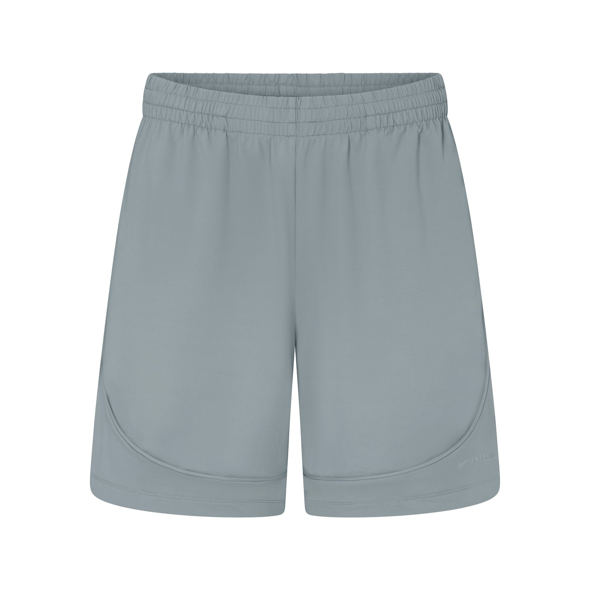 NikeSKIMS AIRY RELAXED SHORT | WASHED PACIFIC FLAT ON A WHITE BACKGROUND | FLT