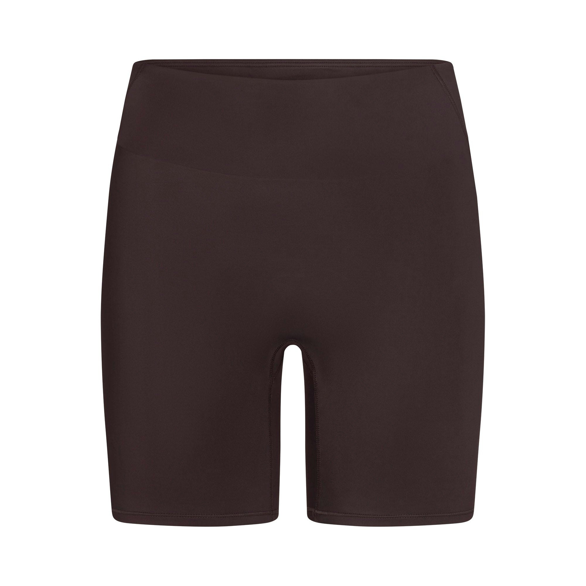 NikeSKIMS SHINE BONDED WAIST 5" BIKER SHORT | PHOENIX FLAT ON A WHITE BACKGROUND | FLT