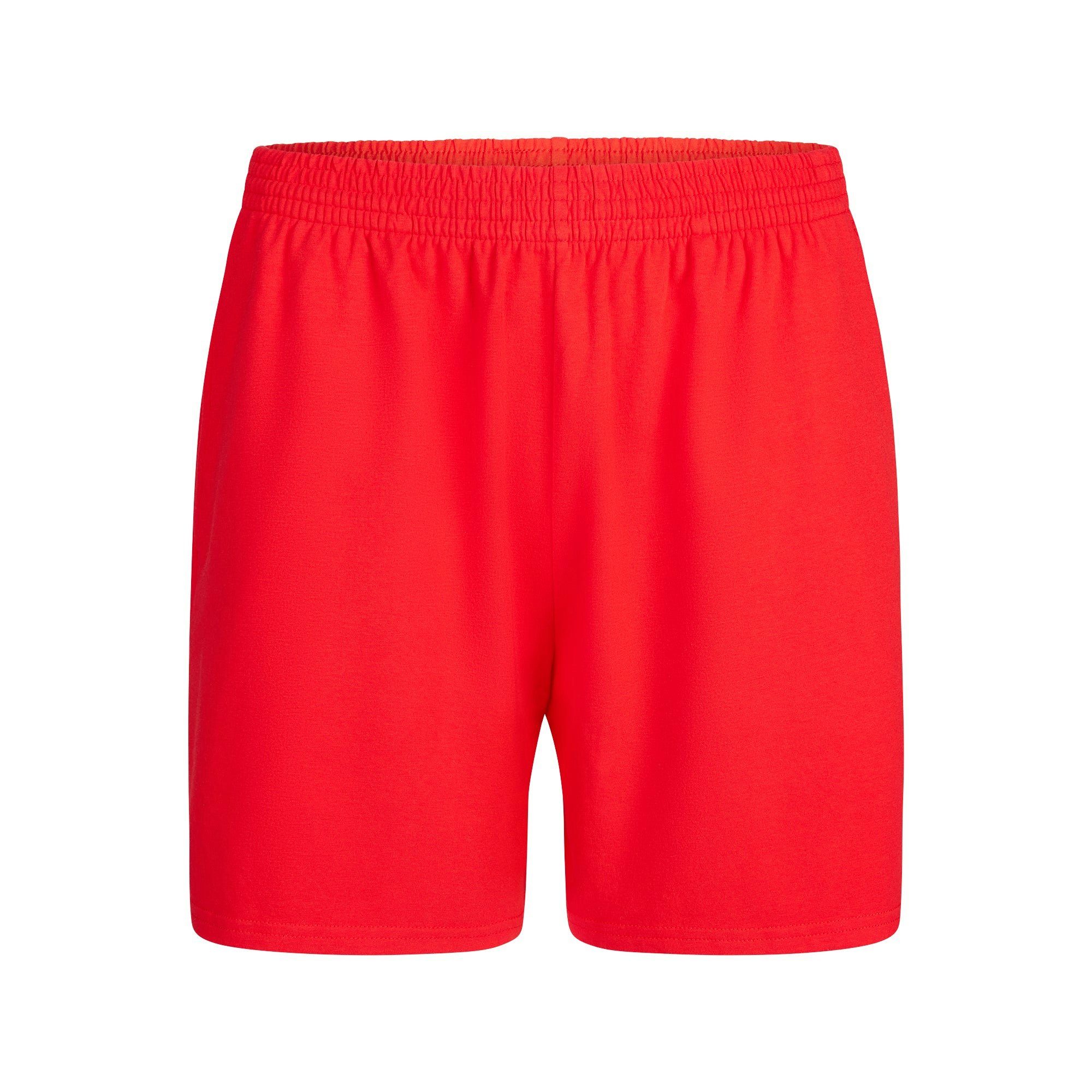 COTTON JERSEY CLASSIC SHORT | RUBY FLAT ON A WHITE BACKGROUND | FLT