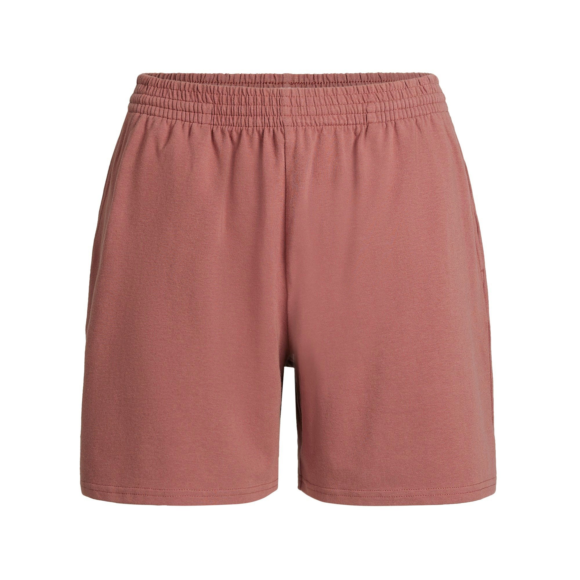 COTTON JERSEY CLASSIC SHORT | REDWOOD FLAT ON A WHITE BACKGROUND | FLT