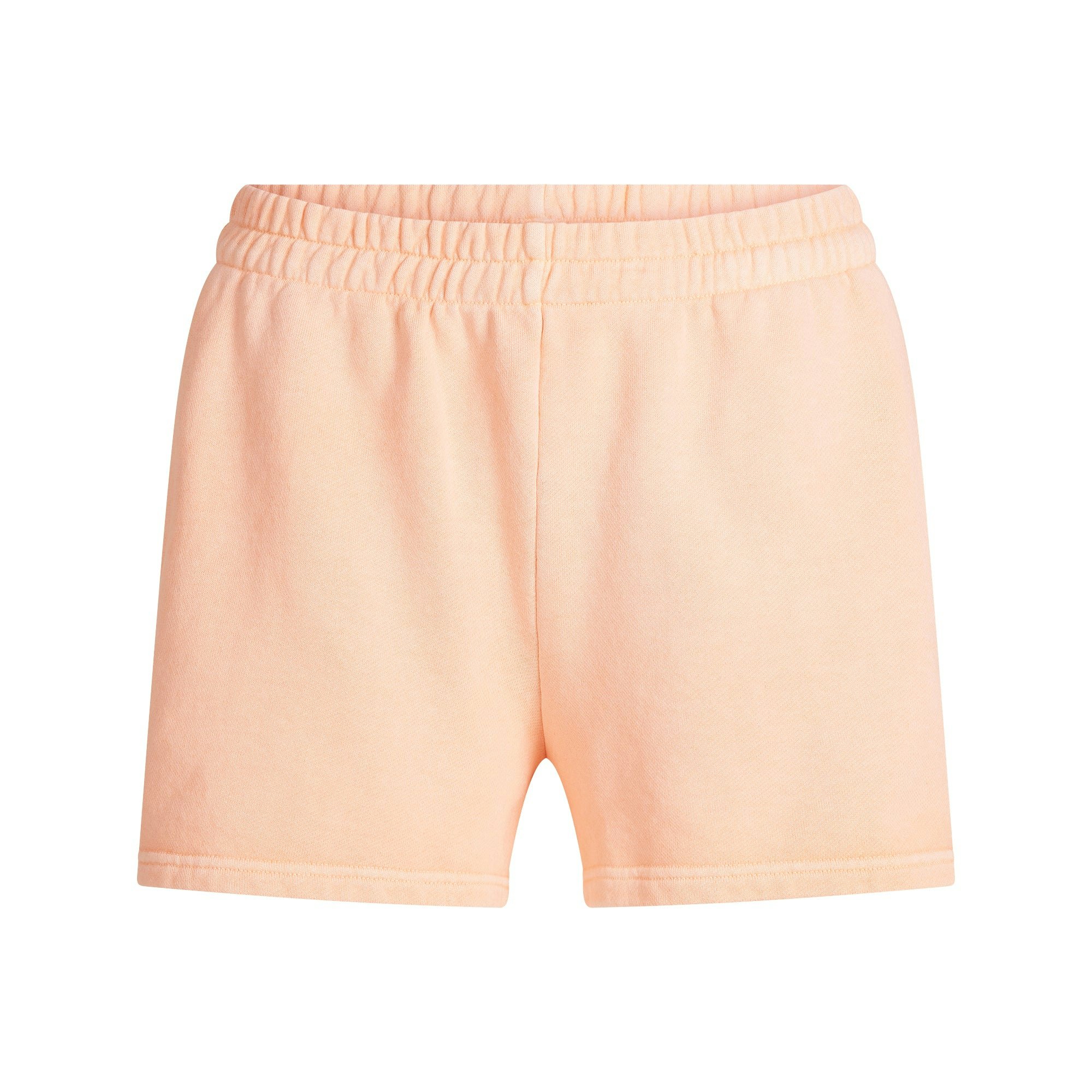 FRENCH TERRY CLASSIC SHORT | CANTALOUPE FLAT ON A WHITE BACKGROUND | FLT