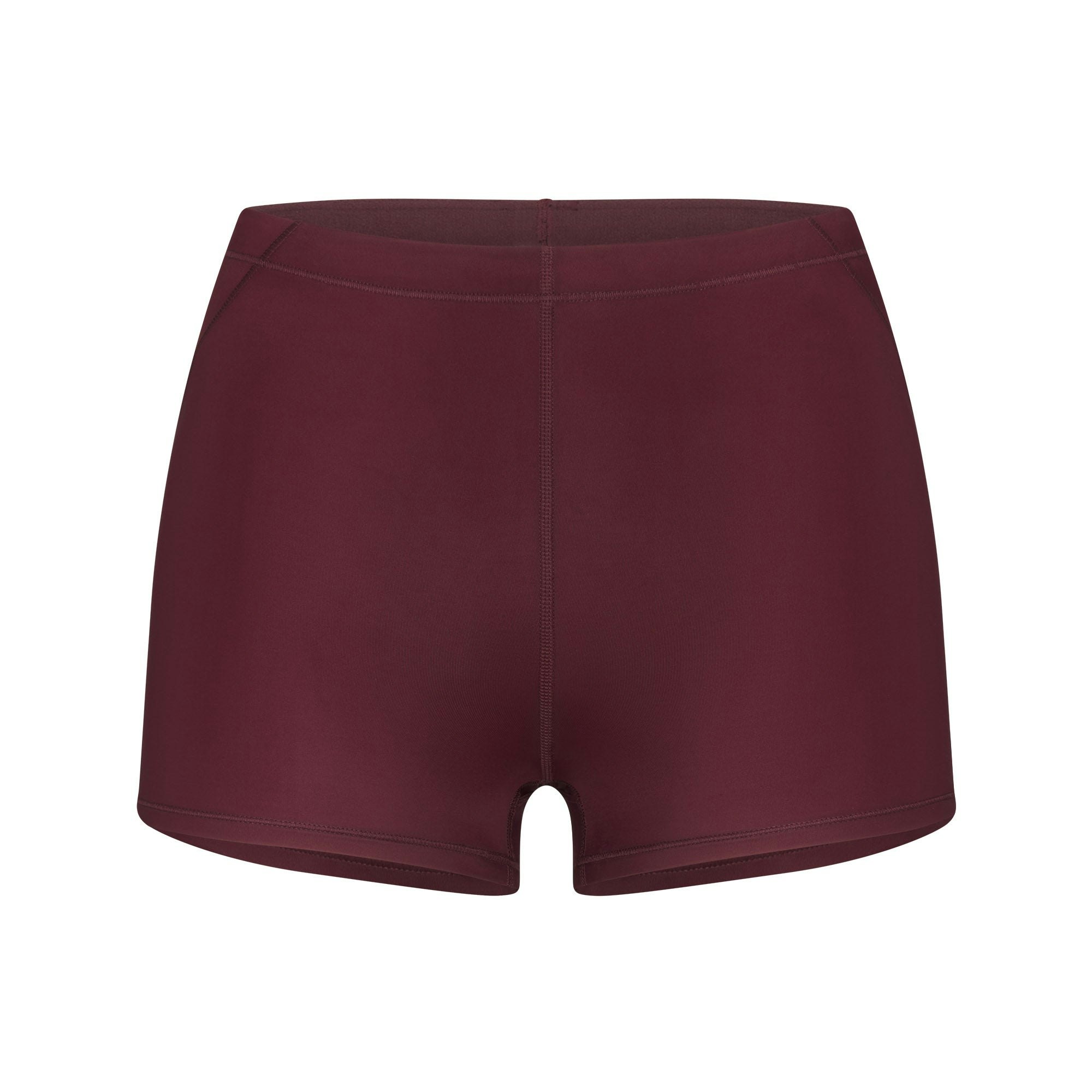 NikeSKIMS SHINE DRAWCORD 2" SHORT | CURRANT FLAT ON A WHITE BACKGROUND | FLT