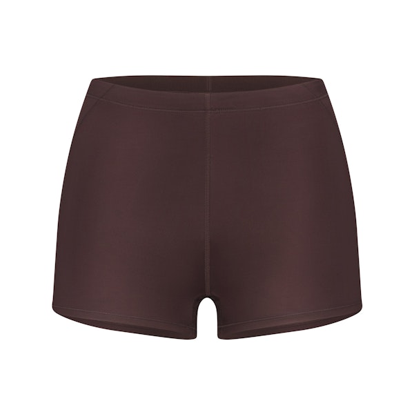 NikeSKIMS SHINE DRAWCORD 2" SHORT | PHOENIX FLAT ON A WHITE BACKGROUND | FLT