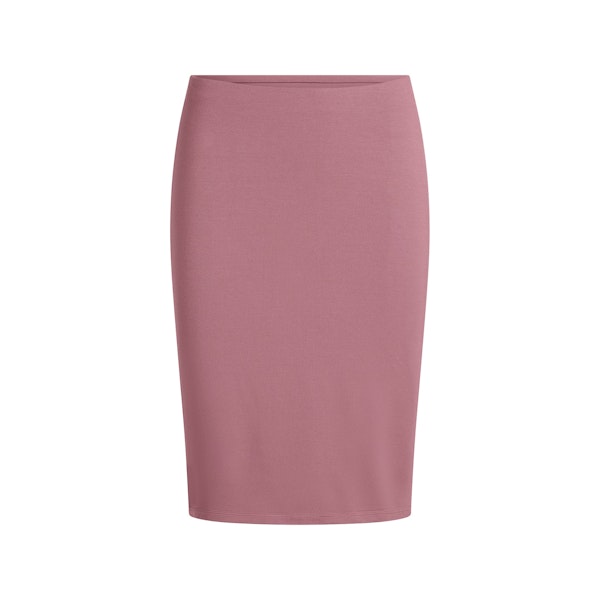 SMOOTH LAYERS MIDI SKIRT | REDWOOD FLAT ON A WHITE BACKGROUND | FLT