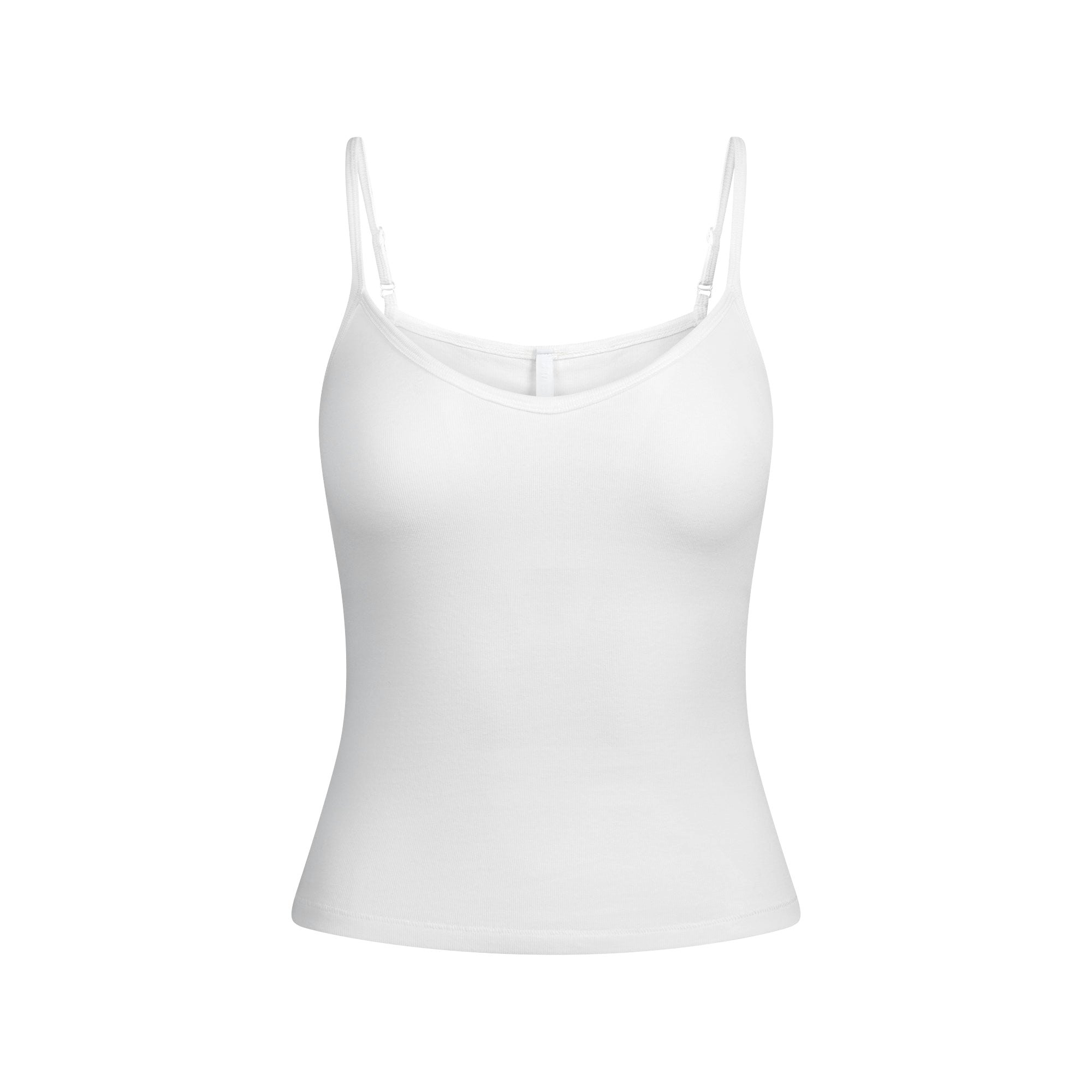 ULTRA LIGHT JERSEY CAMI | SNOW FLAT ON A WHITE BACKGROUND @ | FLT
