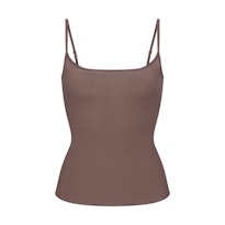 SHEER RIB LONG CAMI