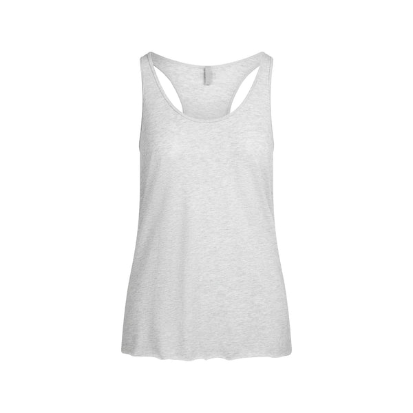 COTTON RIB TANK | LIGHT HEATHER GREY
