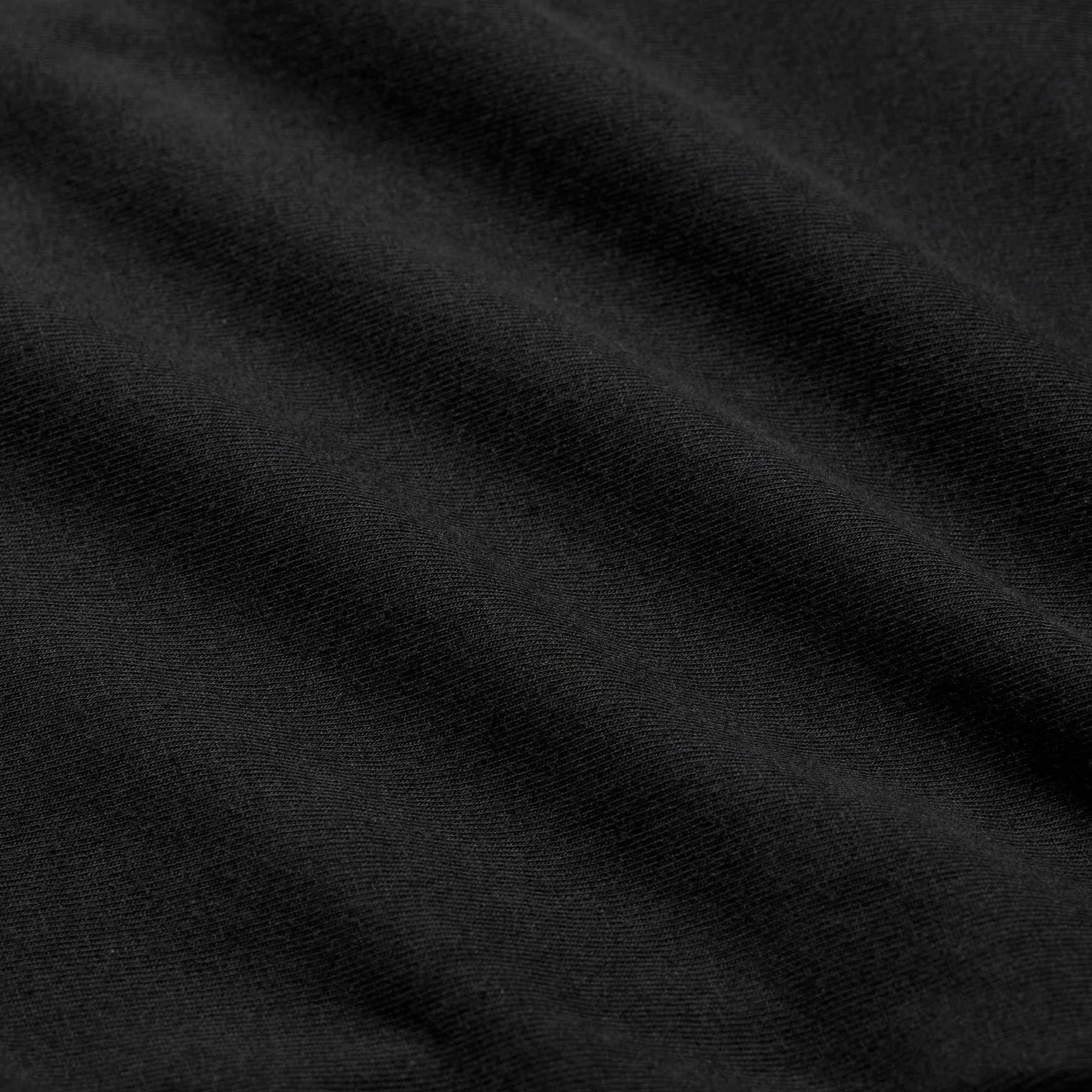 COTTON JERSEY FOLDOVER CAPRI | SOOT  | about this fabric