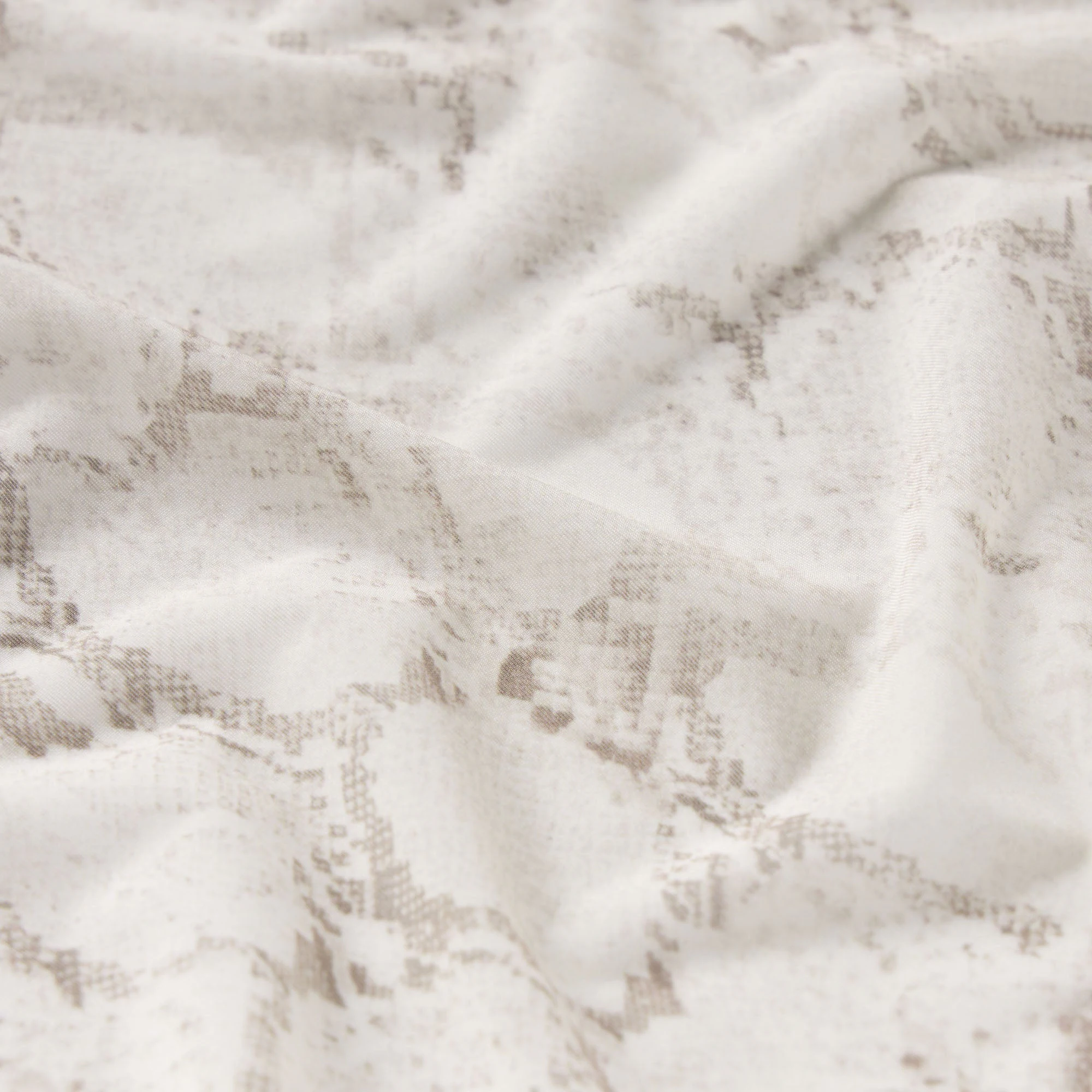 MILKY SHEER LONG SKIRT | STONE PASTEL SNAKE PRINT ADDITIONAL FABRIC DETAILS