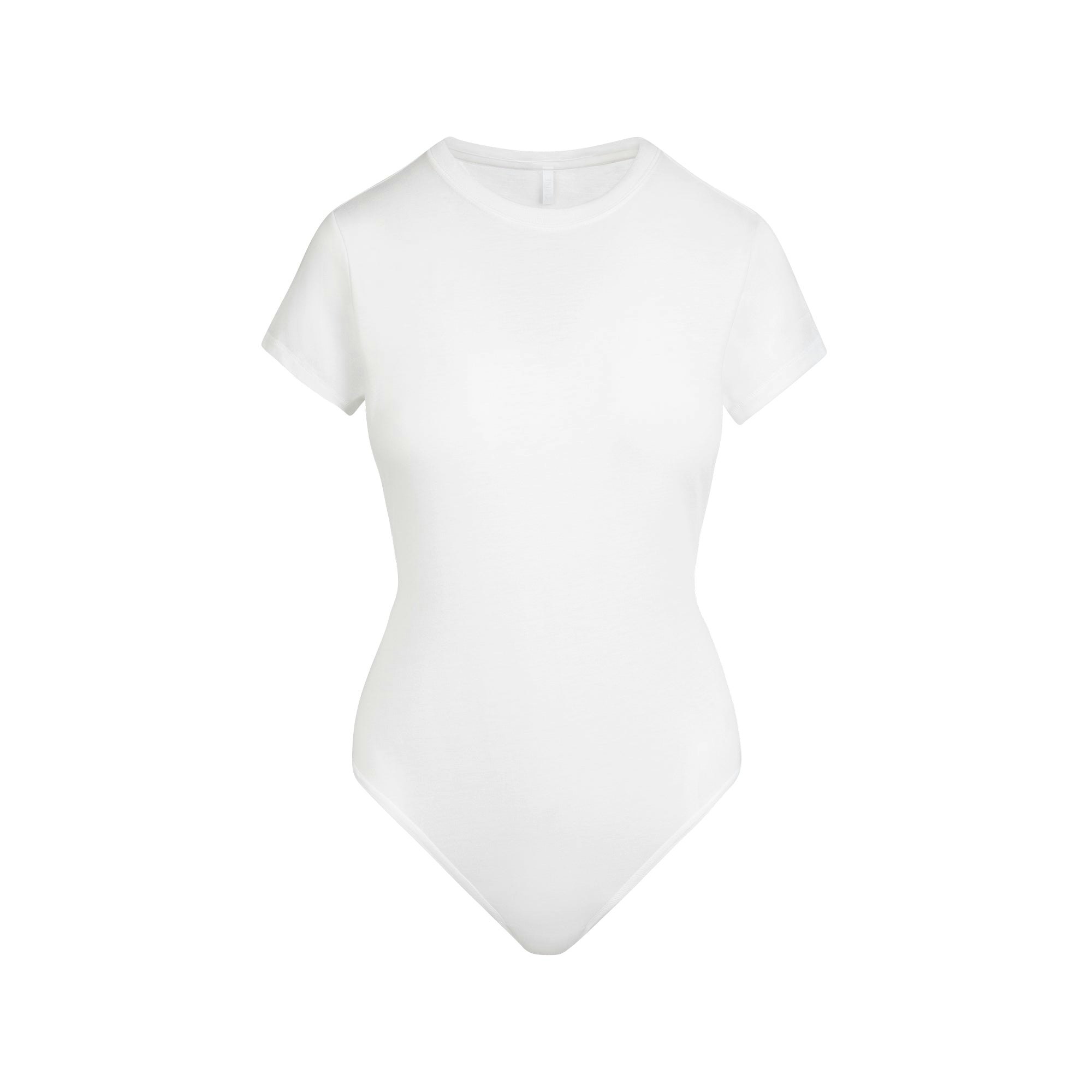 RELAXED TEES T-SHIRT BODYSUIT | SNOW FLAT ON A WHITE BACKGROUND | FLT