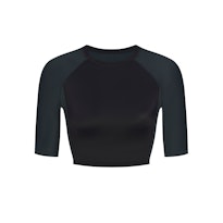 NikeSKIMS SHINE PADDED HALF SLEEVE CROP TOP