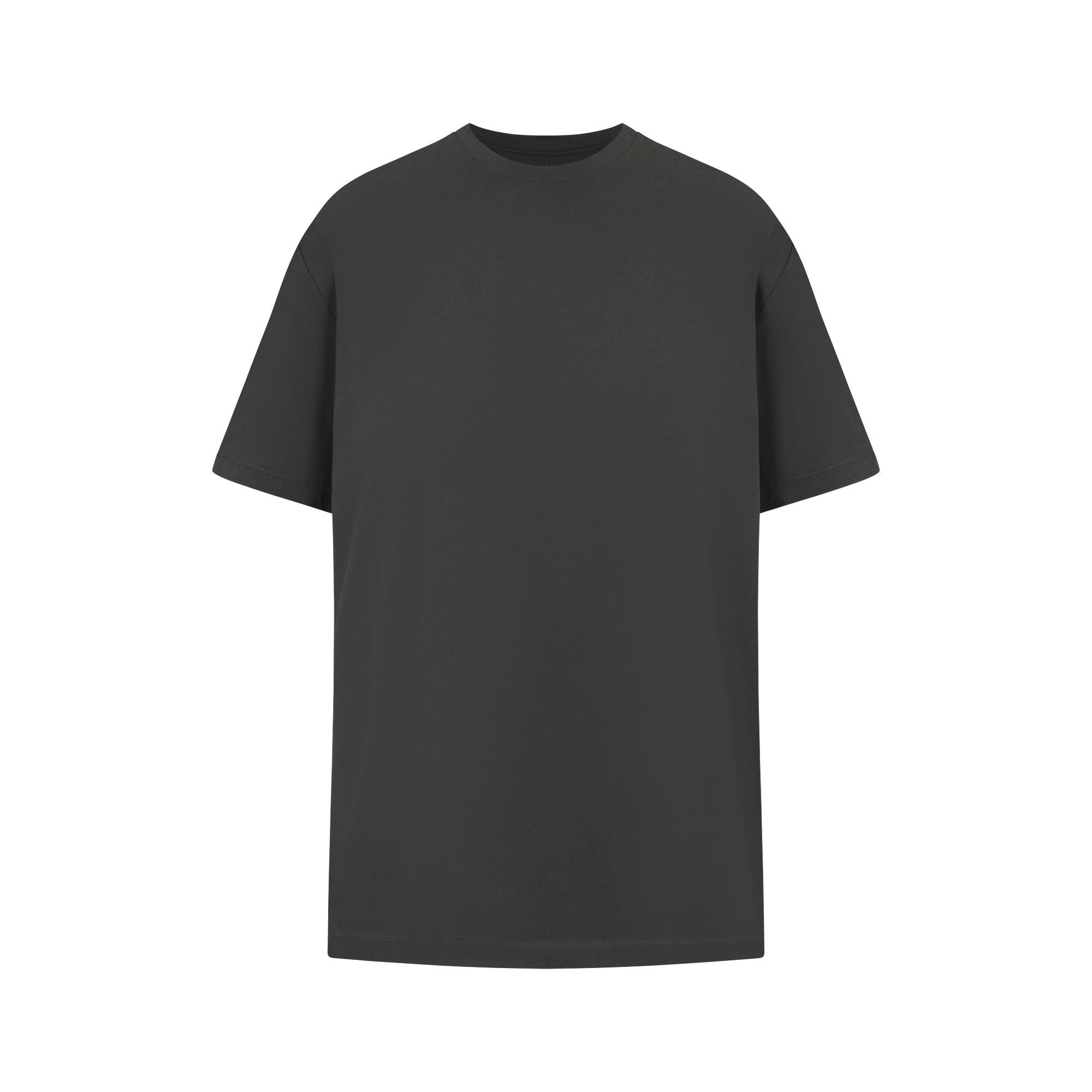 RELAXED TEES OVERSIZED LONG T-SHIRT | ASH (T-SHIRTS) FLAT ON A WHITE BACKGROUND | FLT