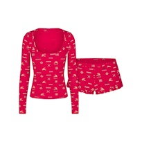 SKIMS SLEEP SCOOP NECK SLEEP SET