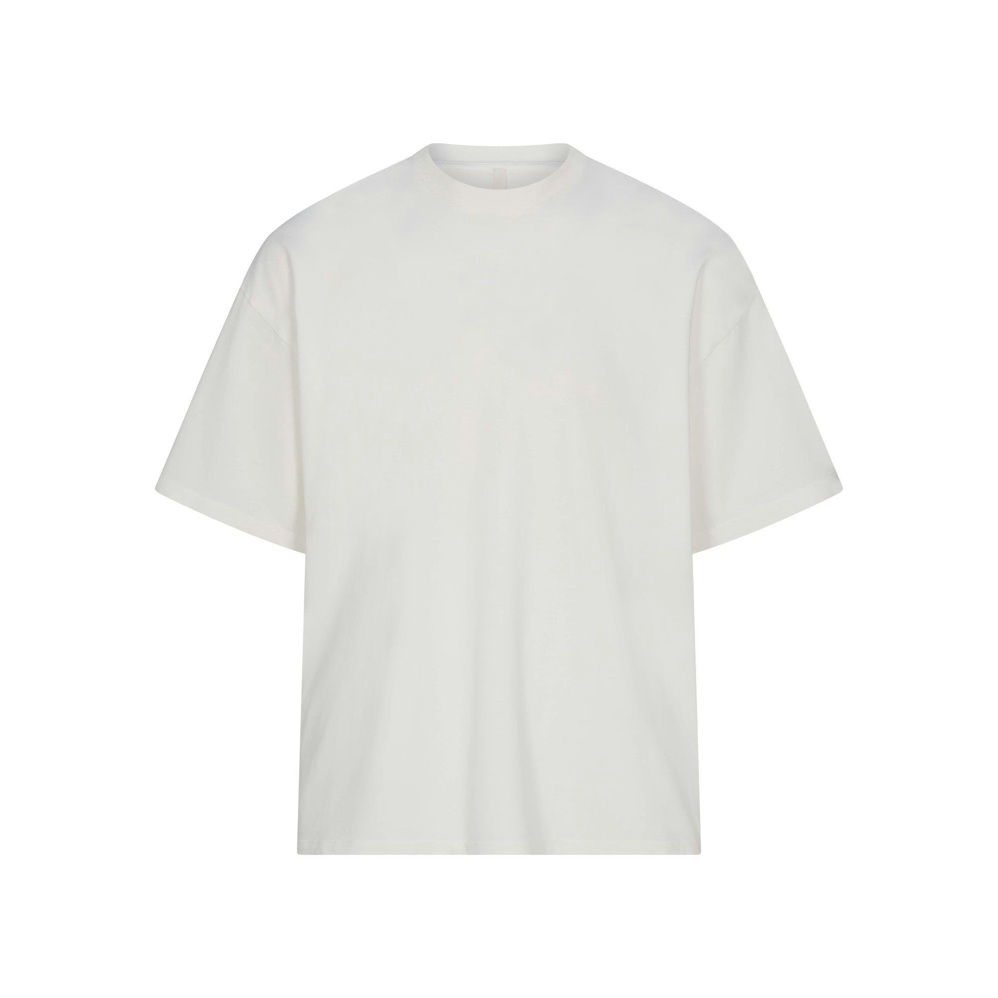 HEAVY COTTON OVERSIZED T-SHIRT | MARBLE FLAT ON A WHITE BACKGROUND | FLT