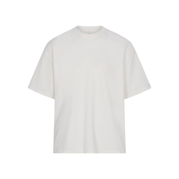 HEAVY COTTON OVERSIZED T-SHIRT | MARBLE FLAT ON A WHITE BACKGROUND | FLT