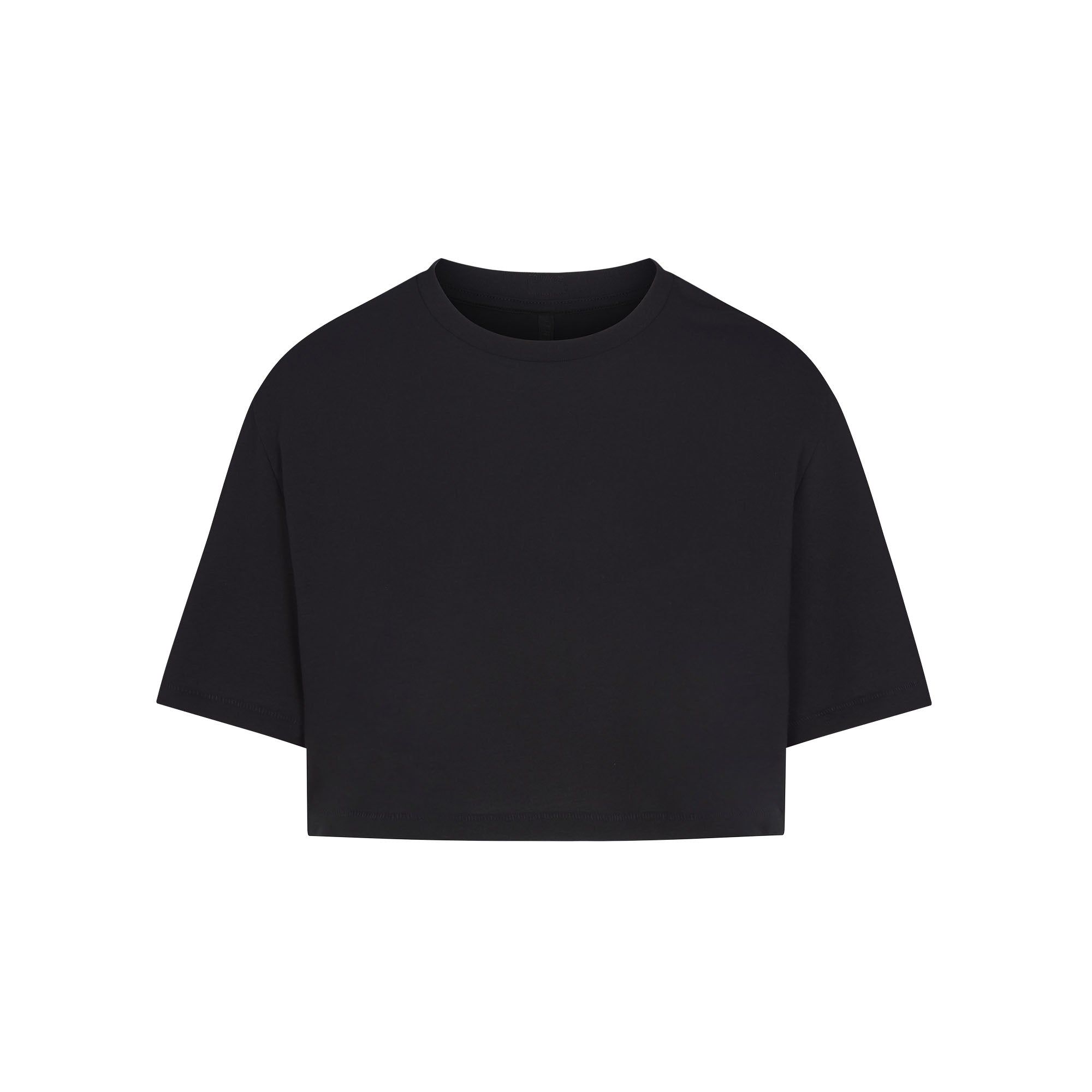 RELAXED TEES OVERSIZED CROPPED T-SHIRT | ONYX