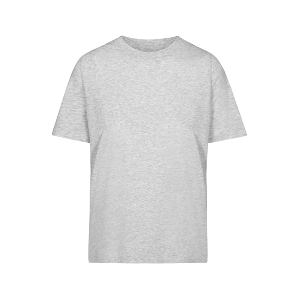 RELAXED TEES T-SHIRT | LIGHT HEATHER GREY FLAT ON A WHITE BACKGROUND | FLT