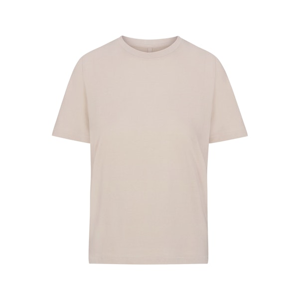 RELAXED TEES T-SHIRT | STONE FLAT ON A WHITE BACKGROUND | FLT