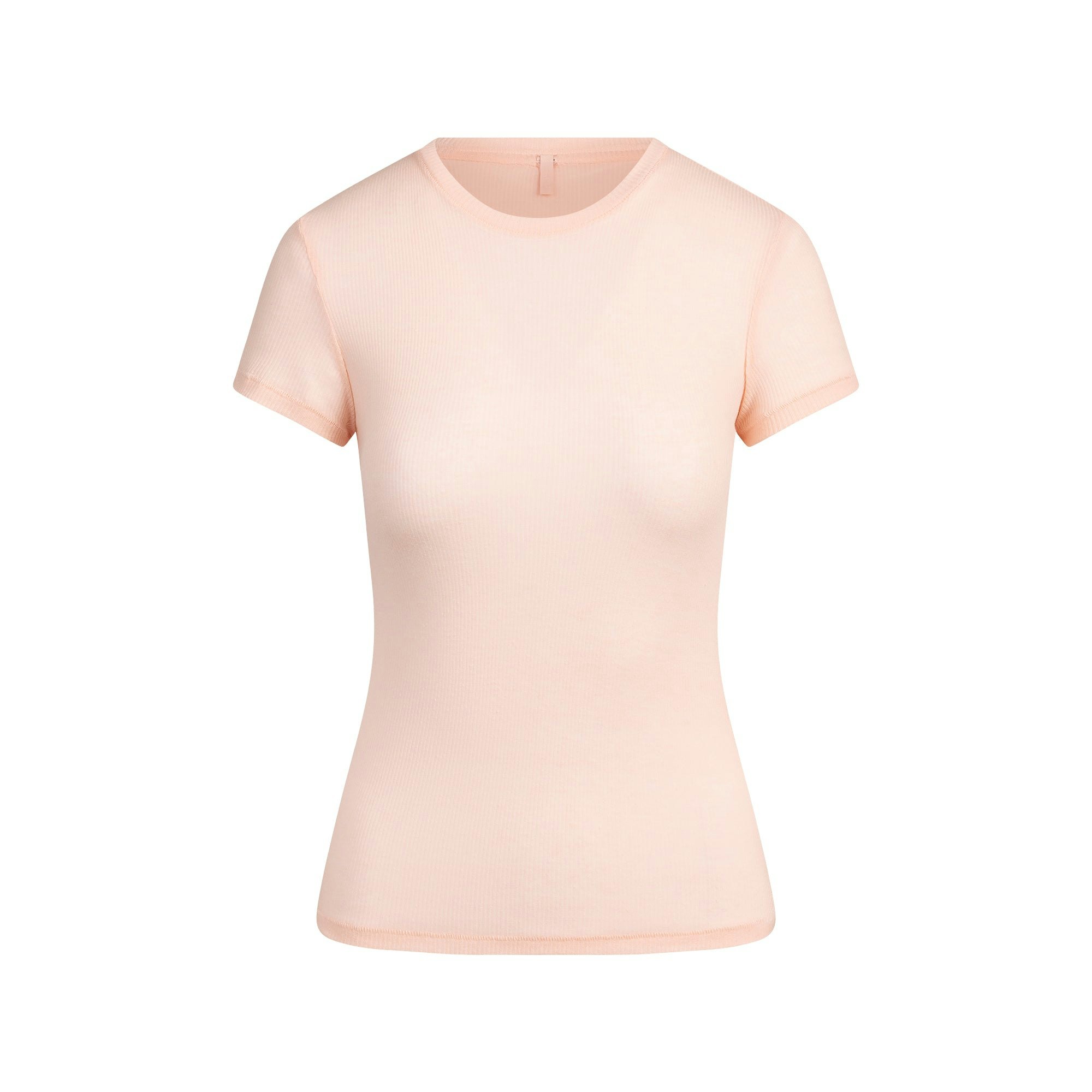SHEER COTTON T-SHIRT | VILLA FLAT ON A WHITE BACKGROUND | FLT