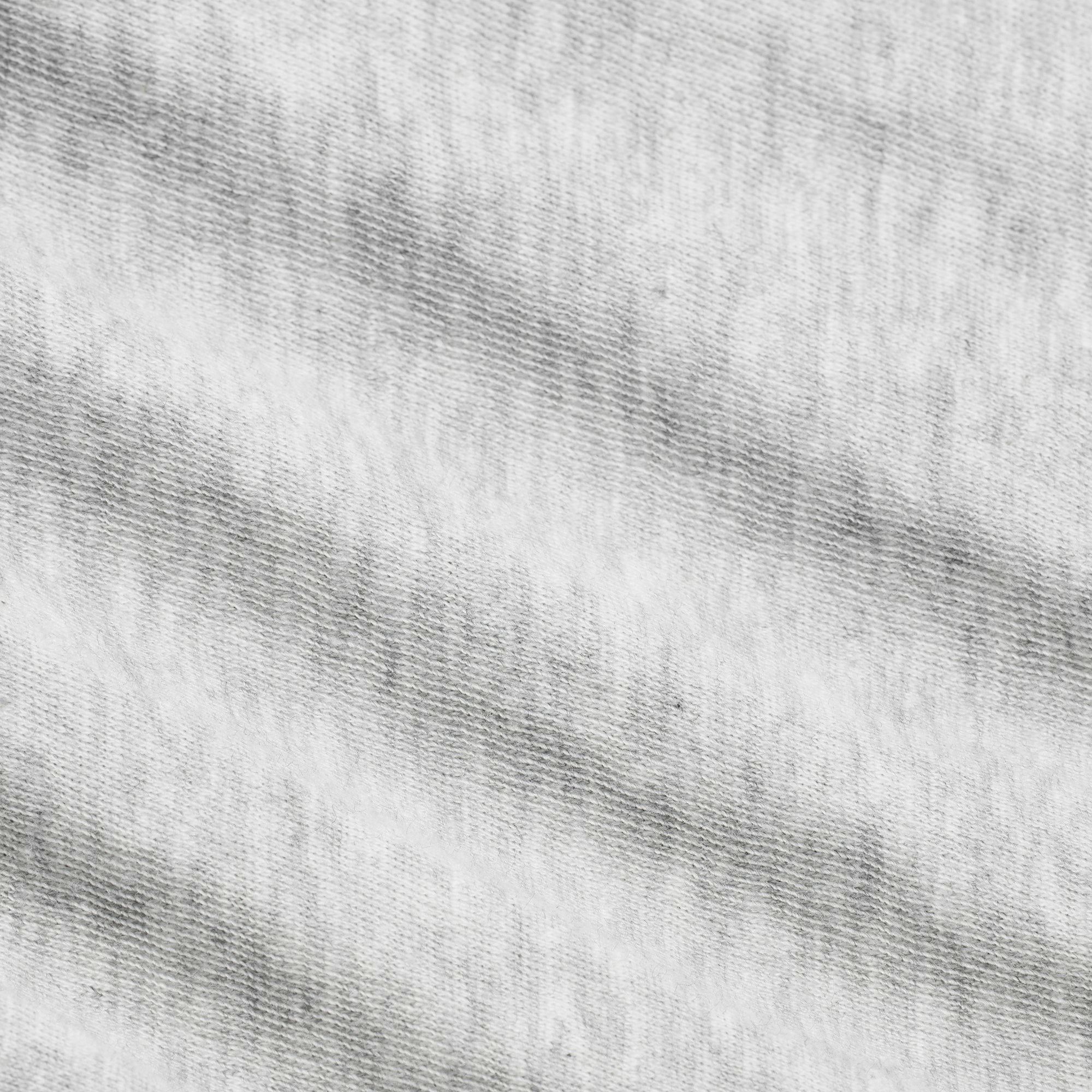 WORN IN JERSEY BABY V NECK TEE | LIGHT HEATHER GREY ADDITIONAL FABRIC DETAILS