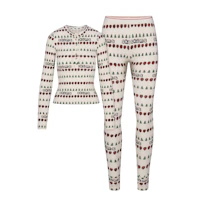 COTTON RIB HENLEY AND LEGGING SET